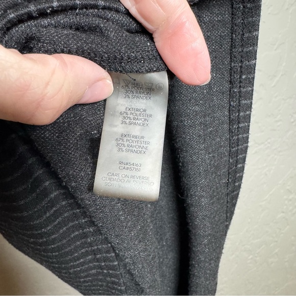 Calvin Klein Black Pinstripe Top XL - Picture 5 of 5